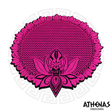 TAPETE DE SILICONE - ANUBIS - PRETO E ROSA