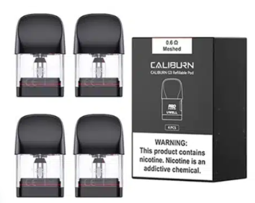 CARTUCHO - UWELL - CALIBURN G3 - 0.6- 5ML (1 UN)