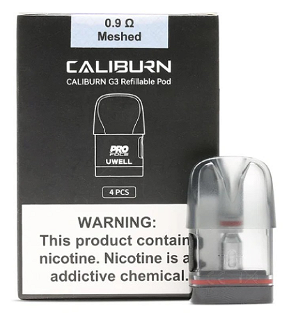CARTUCHO - UWELL - CALIBURN G3 - 0.9- 5ML (1 UN)