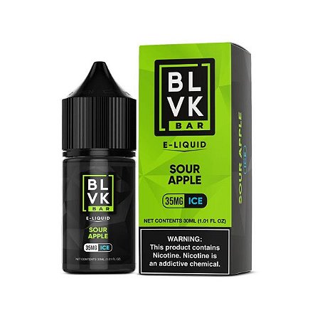 BLVK SALT - SOUR APPLE ICE 30ML (50MG)