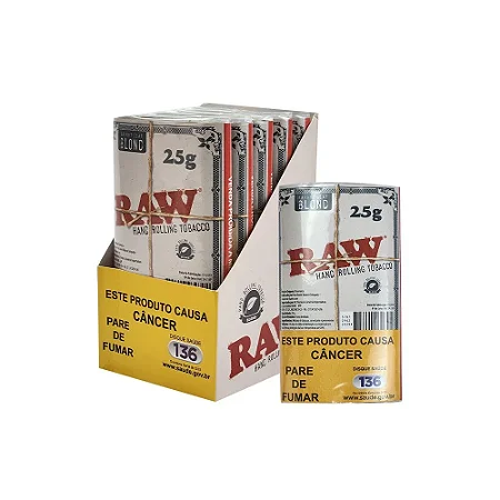 TABACO - RAW - BRIGHT LEAF BLOND 25G