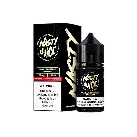 NASTY SALT - TOBACCO - VANILLA CUSTARD SMOOTH 30ML (35MG)