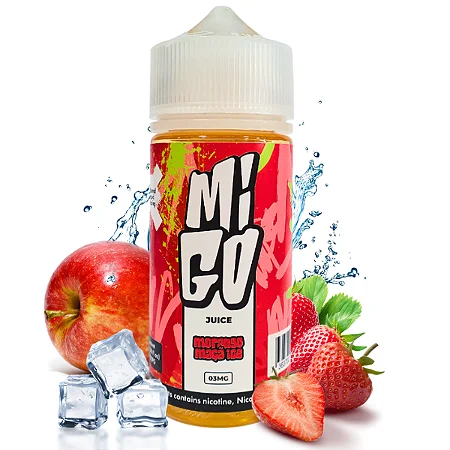 MIGO - MORANGO MAÇA ICE 3MG (100ML)