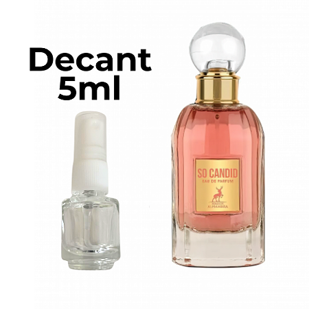 So Candid Eau de Parfum Inspiração SO SCANDAL – Perfume Árabe 5ml Decant