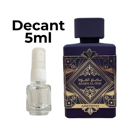 Perfume Árabe Lattafa Bade'e Al Oud Amethyst (Decant 5ml)