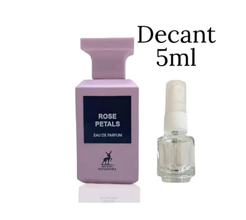 Perfume Arabe ROSE PETALS -Al Wataniah-DECANT 5ML Compartilhavel