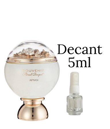 Perfume Arabe SOUVENIR Floral Bouquet- Afnan DECANT 5ML -FEMININO