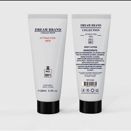 CREME HIDRATANTE DREAM BRAND COLLECTION N.001 -ATTRACTION MEN