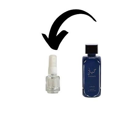 PERFUME ARABE HAYAATI AL MALEKY -LATTAFA  5ML COMPARTILHÁVEL