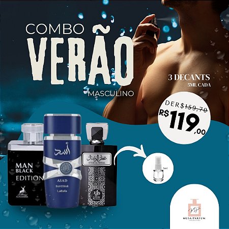 COMBO VERÃO MASCULINO
