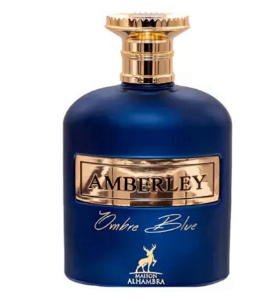 PERFUME ÁRABE AMBERLEY OMBRE BLUE100ML-MAISON ALHAMBRA- MASCULINO