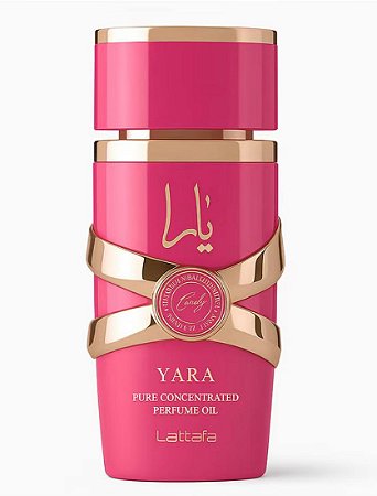 Perfume Lattafa Yara Candy, Óleo Concentrado Puro, 20 Ml Para Mulheres