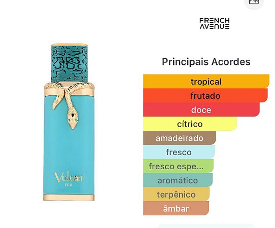 FRENCH AVENUE- VULCAN FEU- Compartilhável 5ML