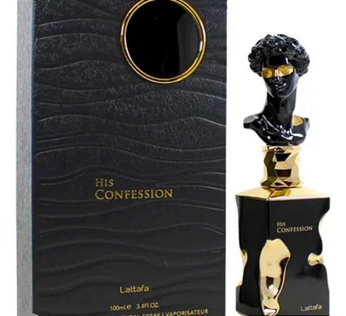 His Confession Lattafa Perfumes maculino