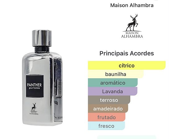 Panther Pour Homme Maison Alhambra Masculino