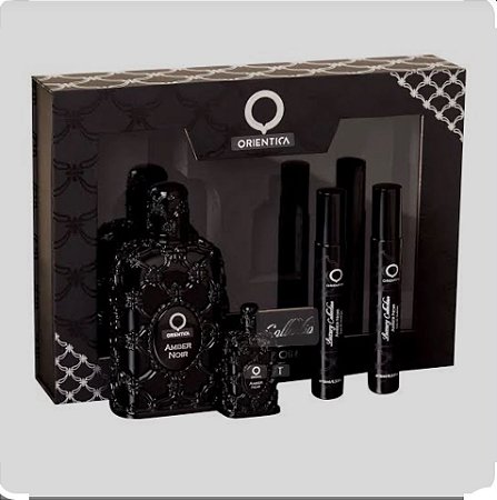 Kit Amber Noir Orientica Luxury Collection Compartilhável
