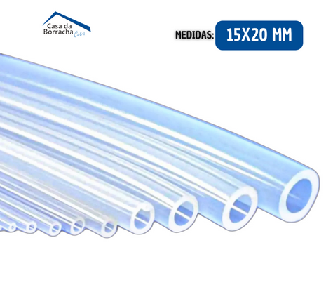 Mangueira Silicone-15x20mm=R$24,90mt.