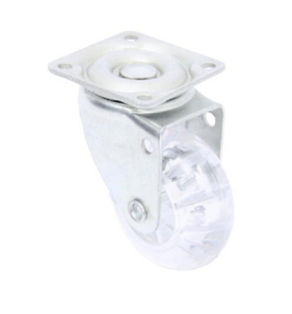 Rodízio Gel Giratório de Placa 2''