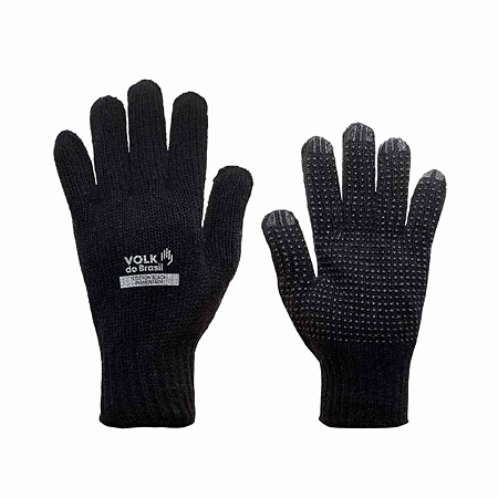 Luva Cotton Black Com Pigmento