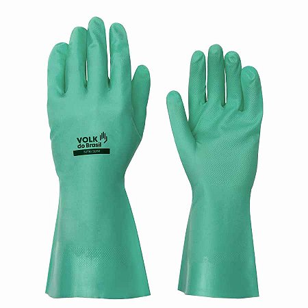 Luva Nitri Slim Sem Forro Verde