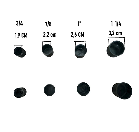 Ponteira Externa Redonda PVC Flexível