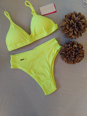 BIQUÍNI SANTIN AMARELO NEON