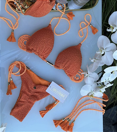 BIQUÍNI GEOVANELLA BOUCLE LARANJA