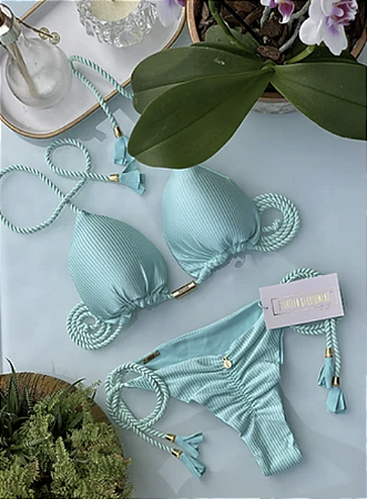 BIQUÍNI GEOVANELLA EDEN AZUL PISCINA