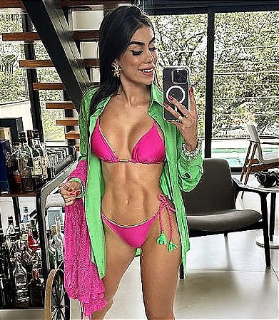 BIQUÍNI GEOVANELLA GLOW PINK/VERDE LEMON