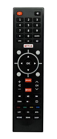 Controle remoto para Smart TV Semp Toshiba