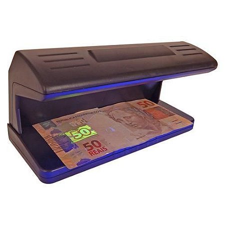 Identificador Detector de Nota, Cheque, SELO MONEY com Luz UV - Bivolt