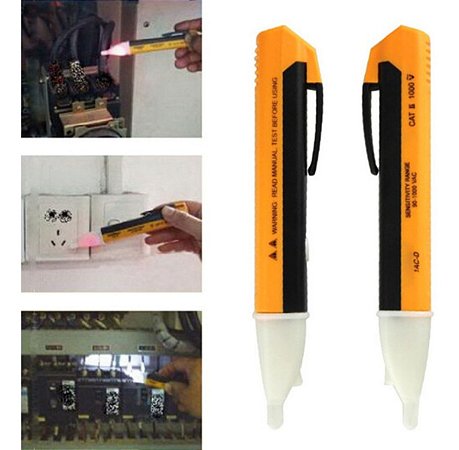 Iac-D Detector De Tomada De Parede Com Indicador Elétrico De Tensão Sem Contato 90-1000v