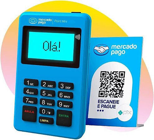 Maquininha De Cartão Mercado Pago Point Mini- Bluetooth