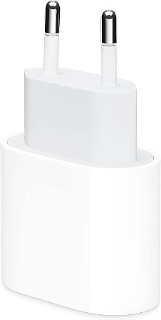 Apple Carregador iPhone USB-C 20W - MHJG3BZ/A para Iphone SE, 7, 8, X, 11, 12, 13, 14, Iphone 15, 15 Plus, 15 Pro e iPhone 15 Pro Max