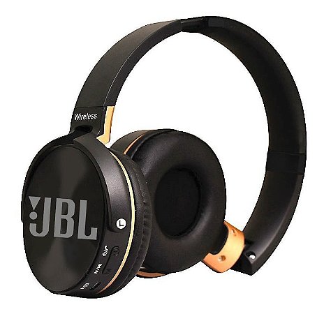 Headphone EVEREST JB950 Wireless FM e MP3 - Preto