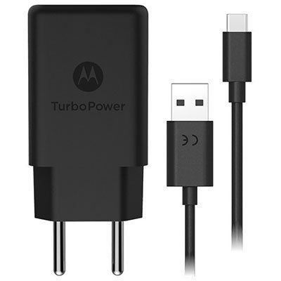 Carregador Motorola Turbo Power 15W - Cabo Tipo C