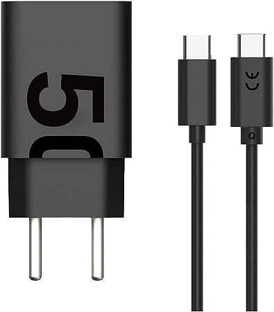 Motorola Carregador Turbo Power™ 50W + Cabo USB-C para USB-C para Toda Linha Moto G, Moto E, ONE e EDGE