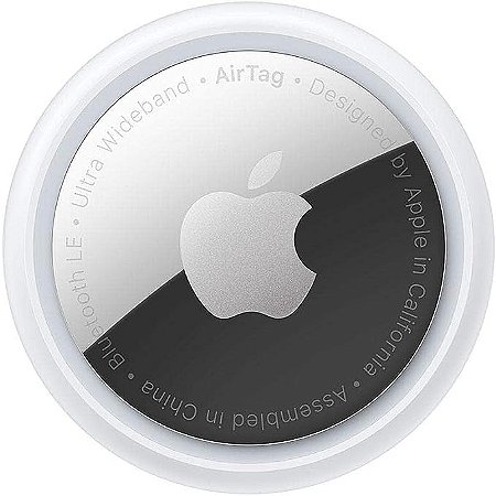 Apple AirTag GPS Localizador Anti-perda de Rastreamento Multiuso encontre suas Chaves, Carteira ou Coleira do Pet