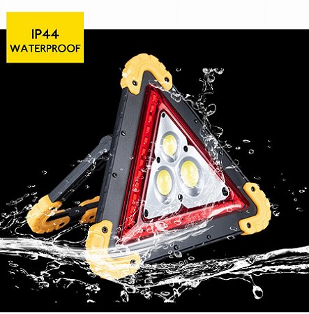 Holofote portátil LED Triângulo de luz recarregável
