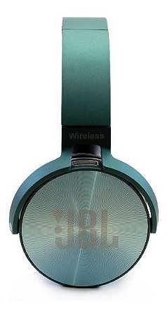 Fone De Ouvido EVEREST JB950 Headphone Wireless FM e MP3 - Verde