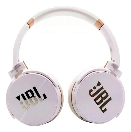Fone De Ouvido EVEREST JB950 Headphone Wireless FM e MP3 - Branco