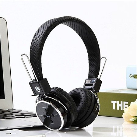 Headphone ST5 Fone De Ouvido Wireless Bluetooth Cartão SD/FM