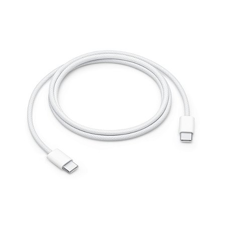Apple Cabo para Recarga do iPhone 15, iPhone 16, 16 Plus, 16 Pro e 16 Pro Max Até 60W com Conector USB-C - Design Trançado
