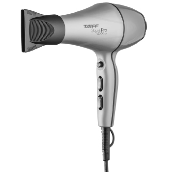 Secador Taiff Style Pro 2000 220V Prata: Secagem Rápida e Estilo Profissional