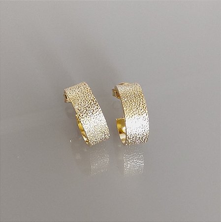 Mini Argola Fosca - Ouro