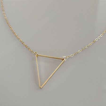 Colar Triângulo - Ouro