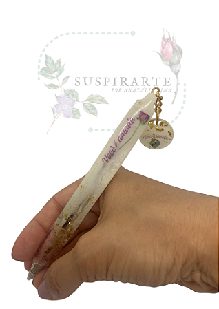 Caneta em resina que troca o refil - modelo premium (unidade)