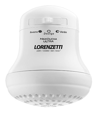 Chuveiro Multitemperaturas Maxi Ducha Lorenzetti Branco