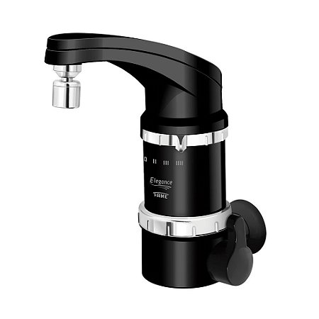 Torneira Elétrica de Parede Elegance Fame 4T 127V / 4800W - Preta