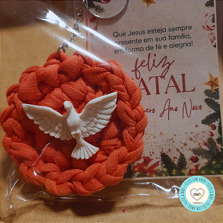 Chaveiro mini Mandala Divino Espírito Santo